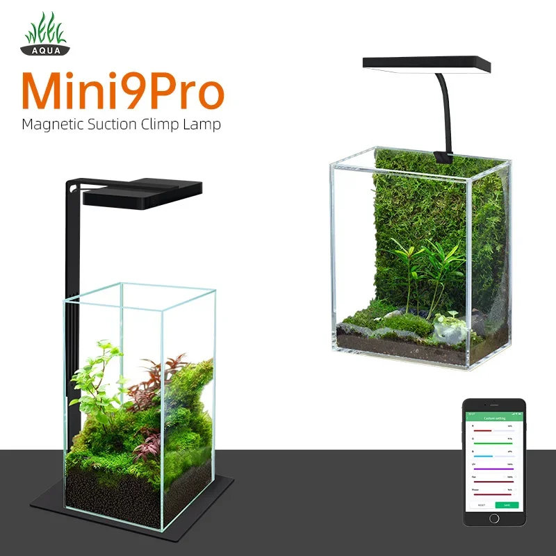Marine Aquarium Led Lights - WEEK AQUA Mag Pro USBナノ水槽ライト 水草育成用