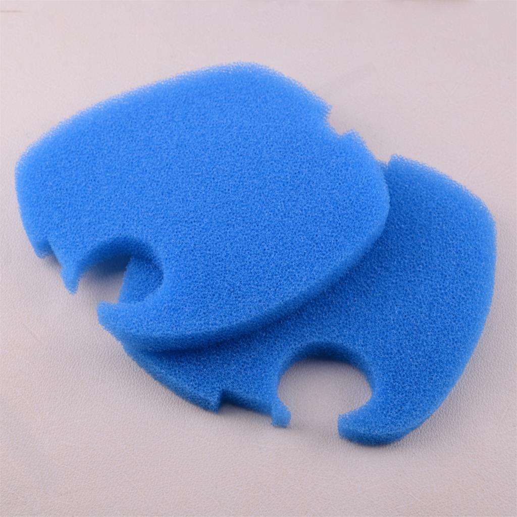 Marine Aquarium Uv Sterilizer - Letaosk 2個ブルー水族館フィルターパッドスポンジ発泡綿フィットsunsun grechキャニスター304AB/404AB/704AB交換