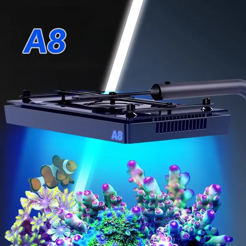Marine Aquarium Led Lights - A8SE II Max Blue 240W WiFiアプリ制御可能