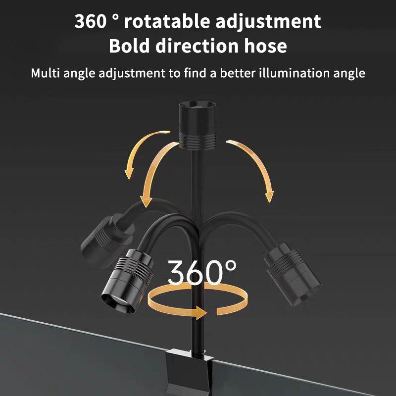 3W 南米産水槽スポットライト 3色LED水槽ランプ フォー - Marine Aquarium Lamp のレビューと価格