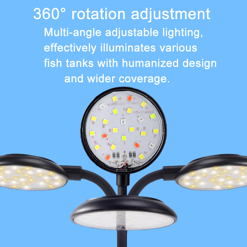 USB水槽LEDランプ水槽ライト装飾水生植物複数モード調光可 - Marine Aquarium Lamp のレビューと価格