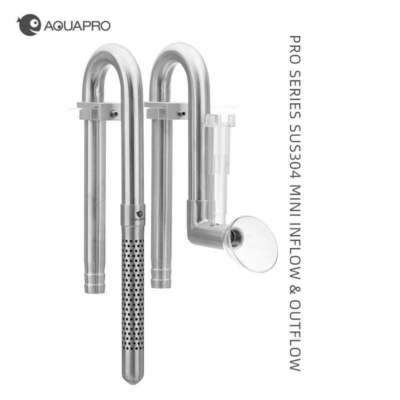AQUAPRO ミニステンレス鋼流入流出スキマーパイプ水族館 - Marine Aquarium Water のレビューと価格