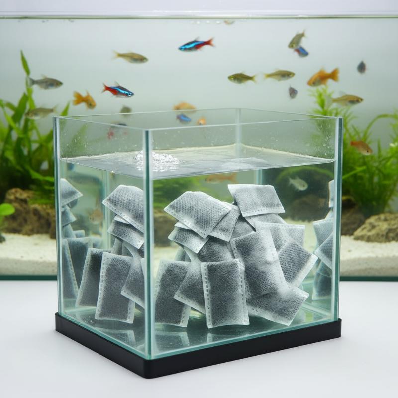 10/20/40 個水族館活性炭バッグ水槽フィルター活性炭バ - Activated Carbon Bag のレビューと価格