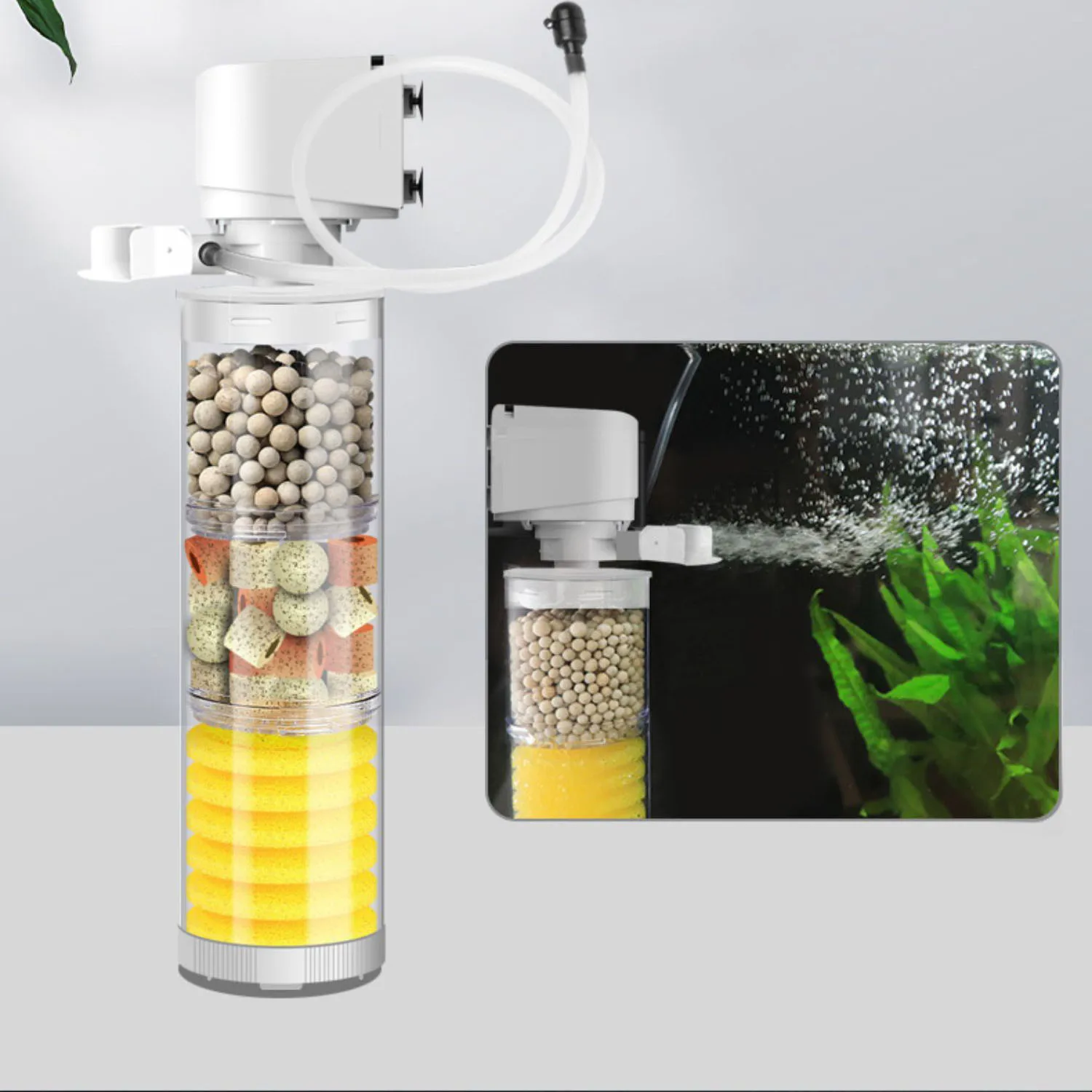220V 50Hz サイレントフィルター水族館カメ水槽水中ウ - Marine Aquarium Water のレビューと価格