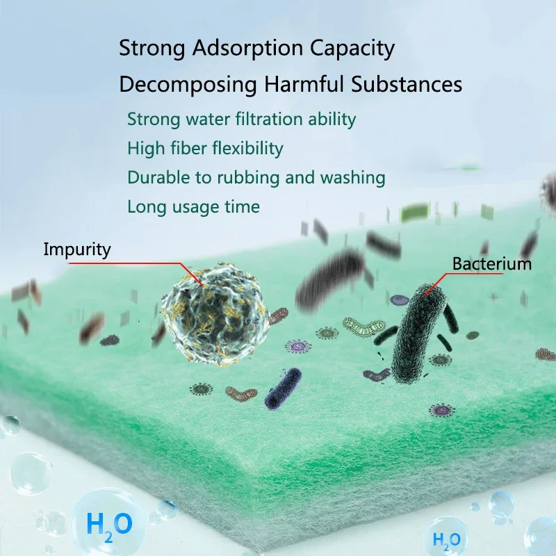 実用的な生化学的綿水族館スポンジ、水槽ろ過フォーム、緑色のト - Marine Aquarium Water のレビューと価格