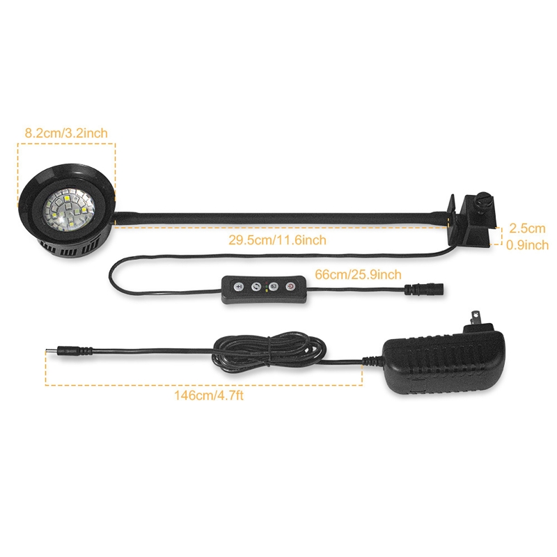 水槽用LEDリーフライト 海水魚水槽ライト 30W 調光可能 - Marine Aquarium Led Lights のレビューと価格