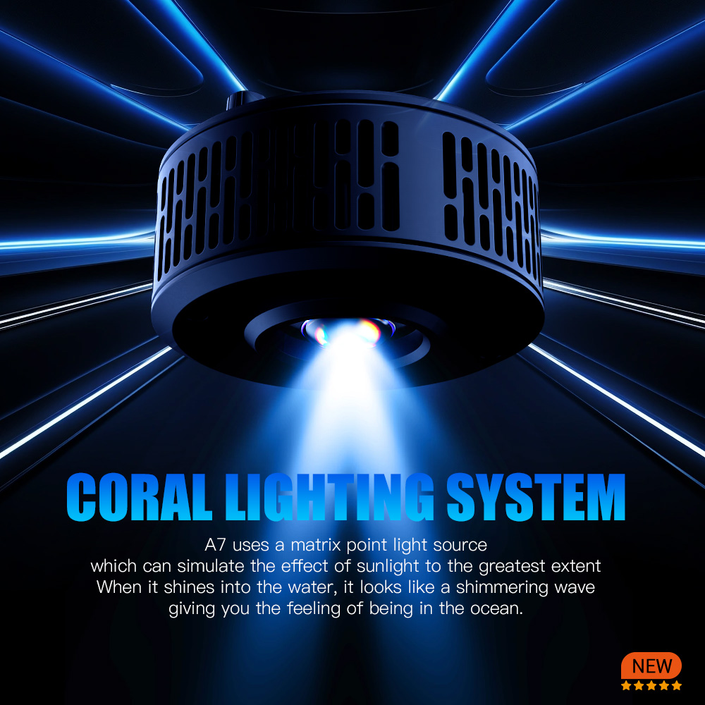 A7 III WiFi アプリ制御フルスペクトル 100 ワ - Marine Aquarium Led Lights のレビューと価格