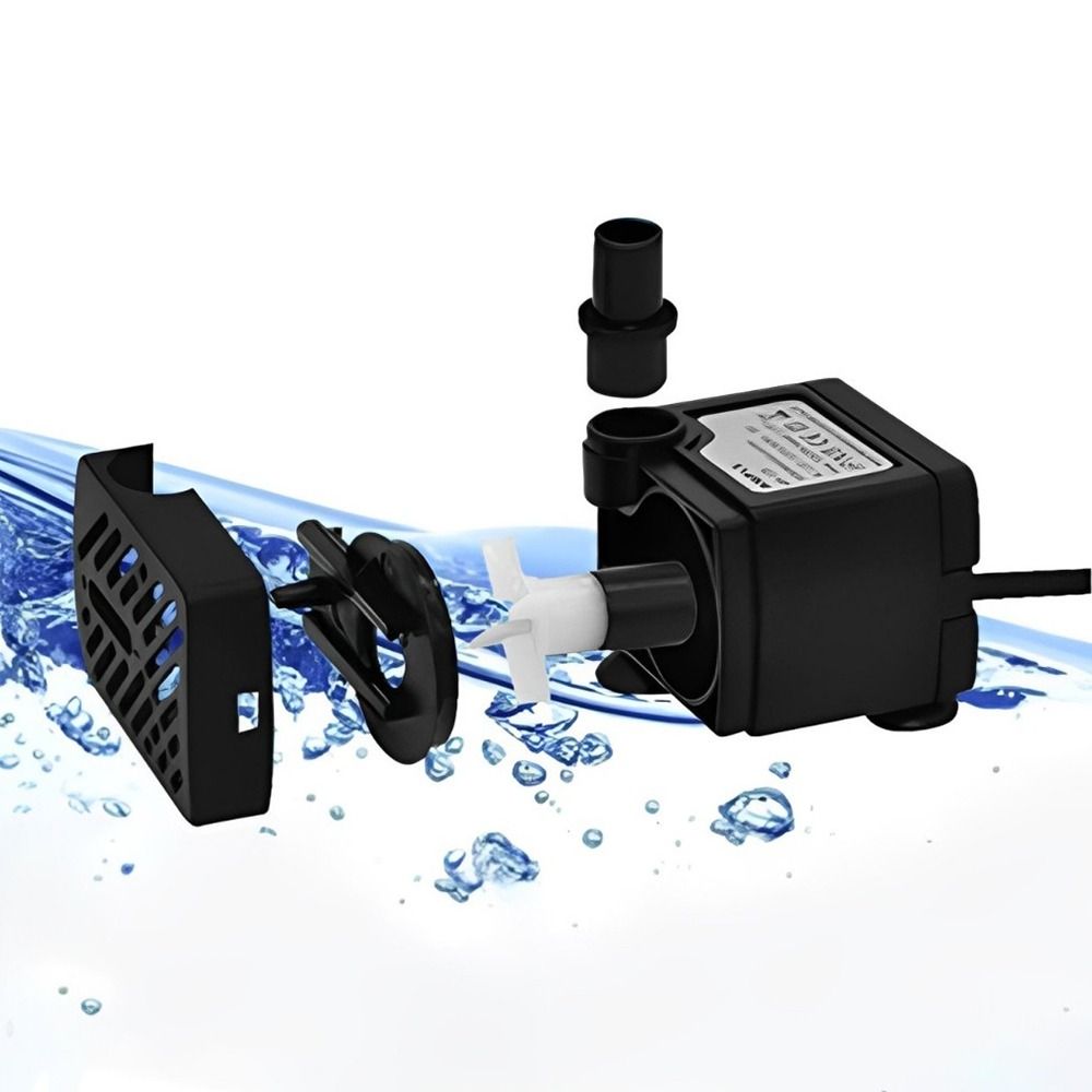 黒色水中ポンプ 超静音水槽フィルターポンプ ミニ 吸盤付き  - Marine Aquarium Water のレビューと価格