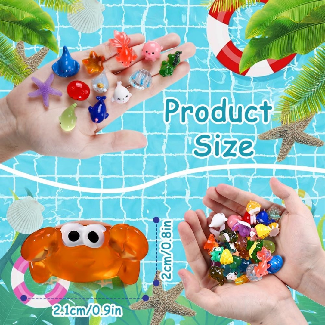 ミニ海洋動物樹脂置物水中世界モデル海洋ミニチュア動物水族館の - Aquarium Marine World のレビューと価格