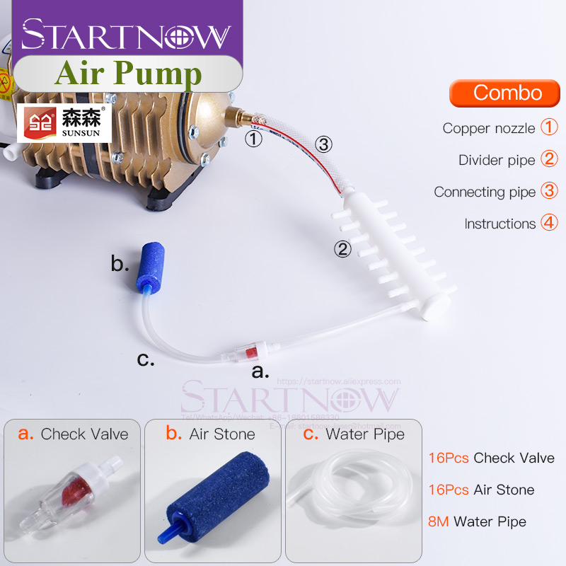 220V 185W 150L/min 電磁式エアコンプレッサ - Marine Aquarium Uv Sterilizer のレビューと価格