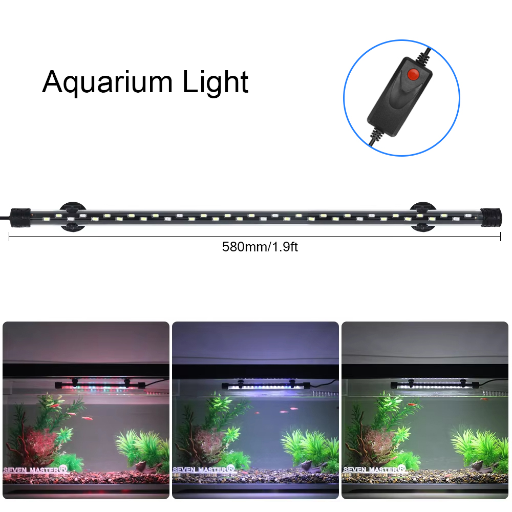 防水LED水族館植物成長ランプ,水槽ライト,水中水族館ライト - Marine Aquarium Lamp のレビューと価格