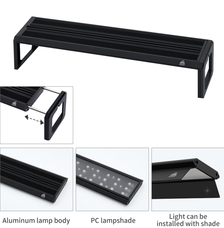 ウィークアクアMシリーズRGB UV LED水槽ライト、調整 - Marine Aquarium Led Lights のレビューと価格