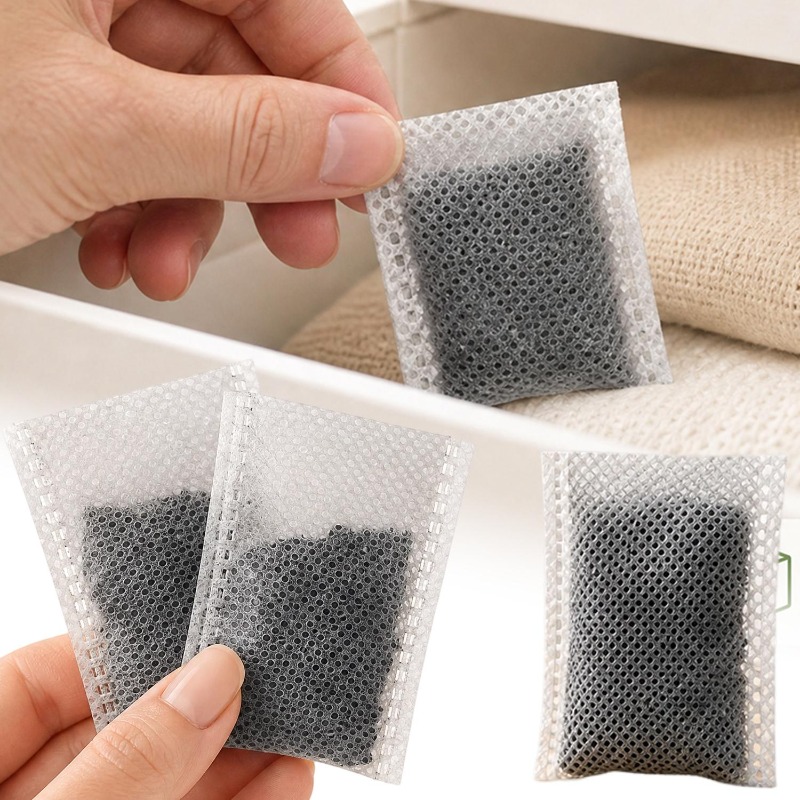 5/50x 活性炭バッグ天然ココナッツ炭芳香剤消臭剤吸湿剤冷 - Activated Carbon Bag のレビューと価格