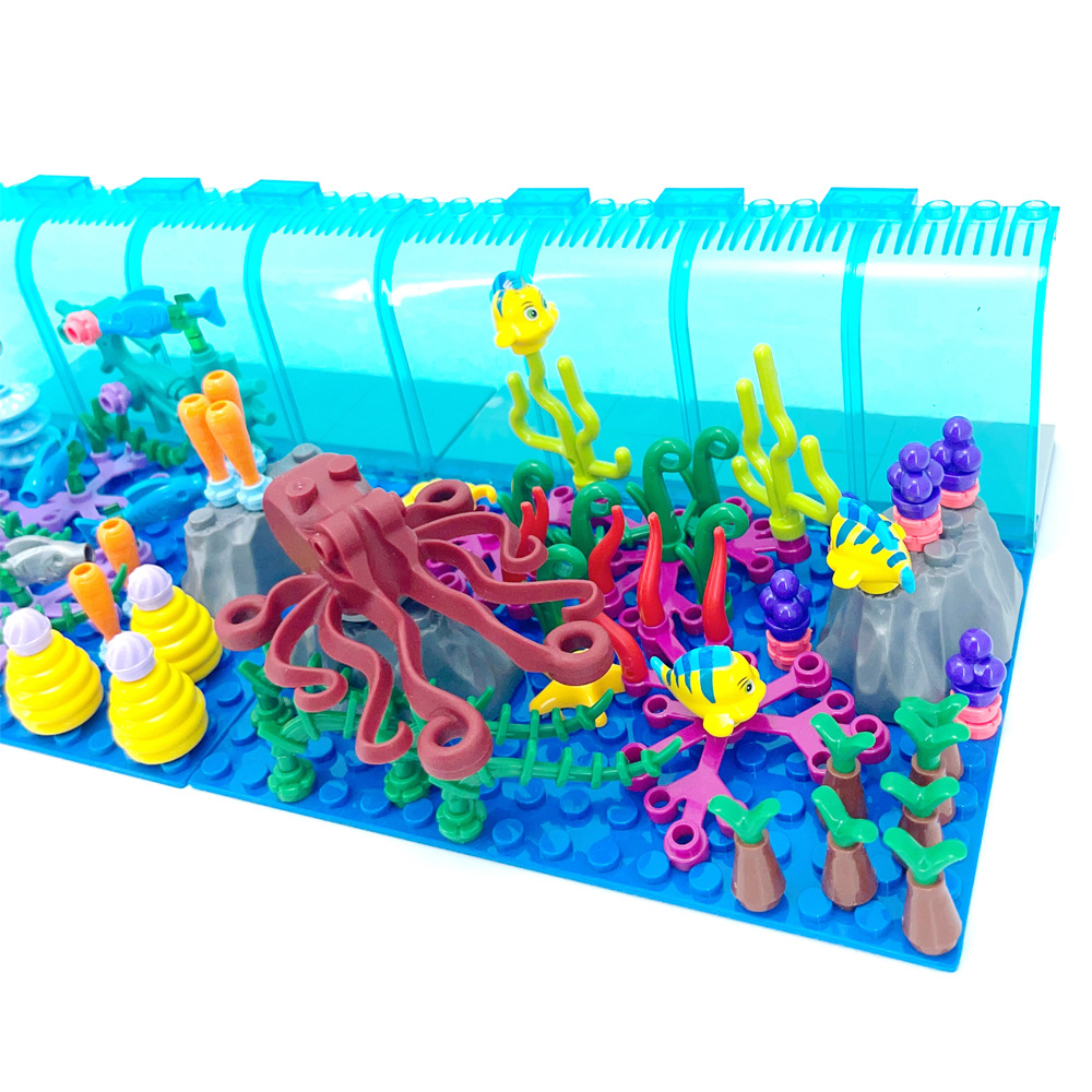 レゴ水族館シーンビルディングブロック海洋動物 MOC アンダ - Aquarium Marine World のレビューと価格