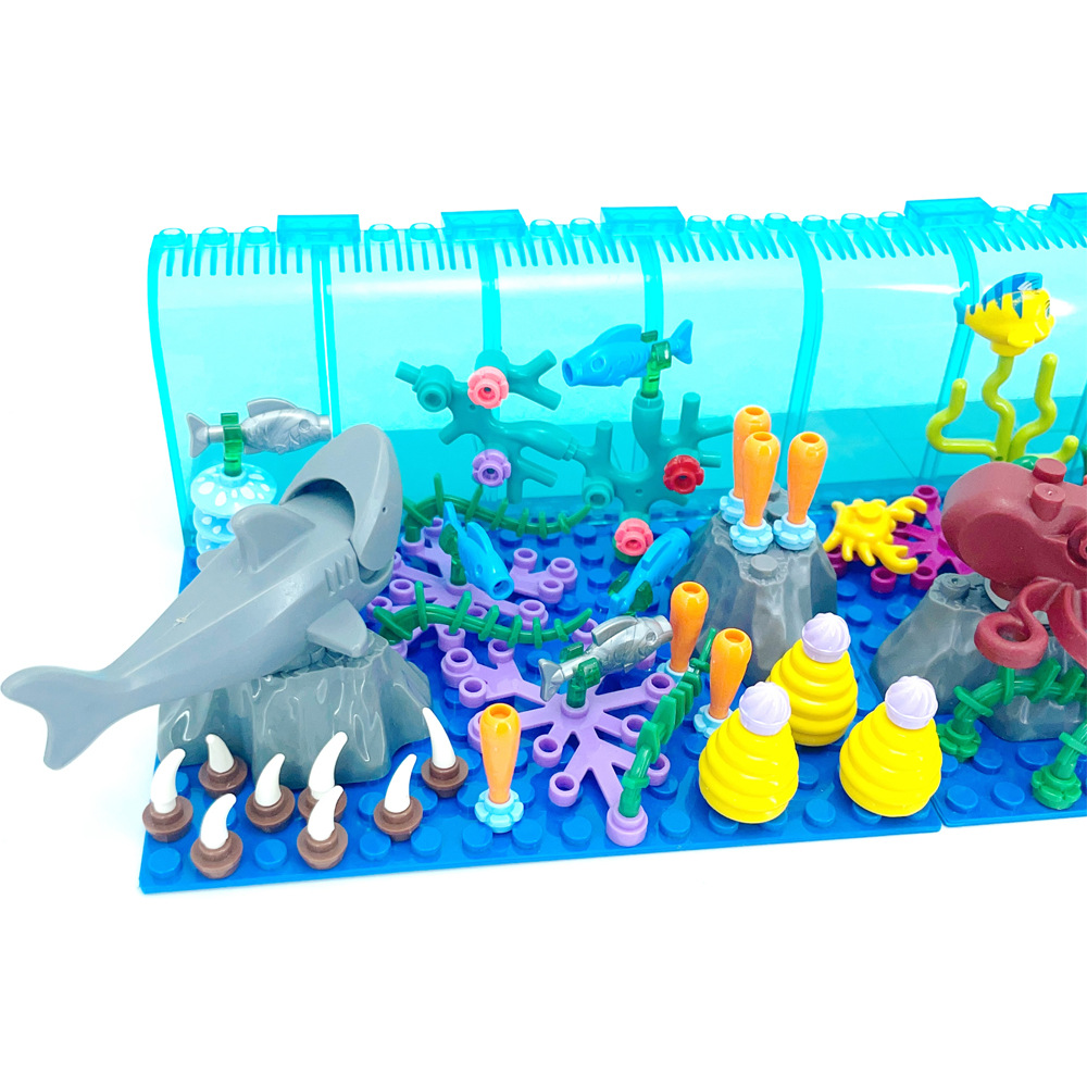 レゴ水族館シーンビルディングブロック海洋動物 MOC アンダ - Aquarium Marine World のレビューと価格