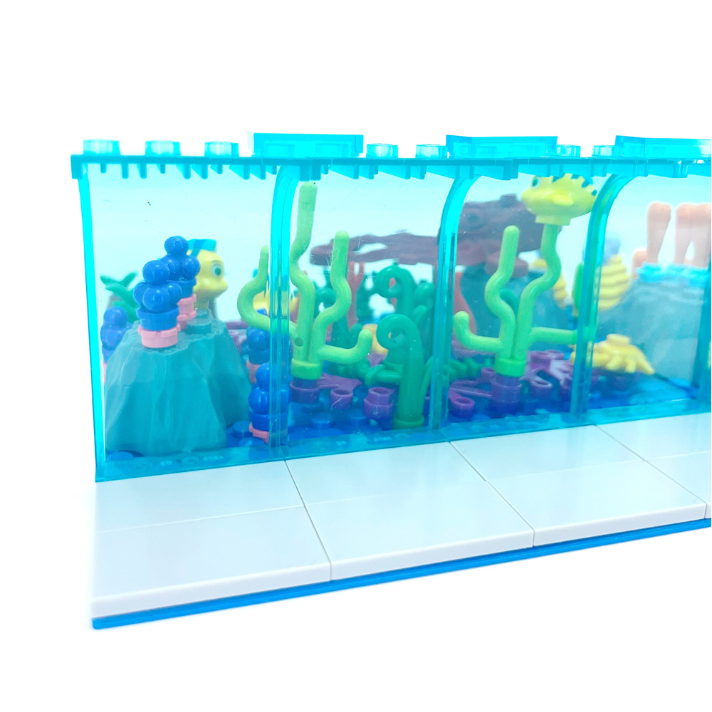 レゴ水族館シーンビルディングブロック海洋動物 MOC アンダ - Aquarium Marine World のレビューと価格