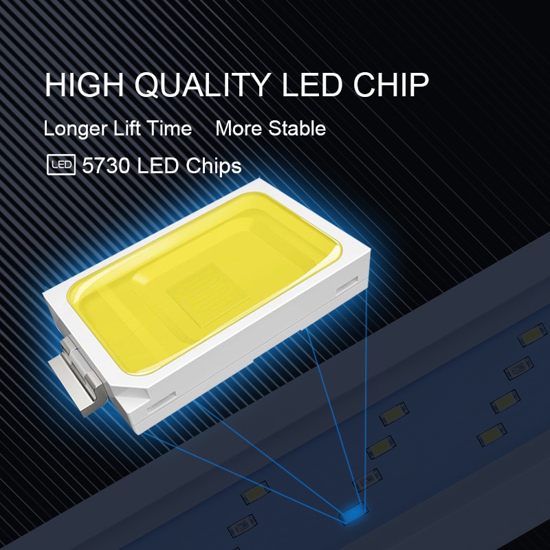防水クリップ付きランプ拡張可能水槽用水槽用スーパースリムle - Marine Aquarium Lamp のレビューと価格